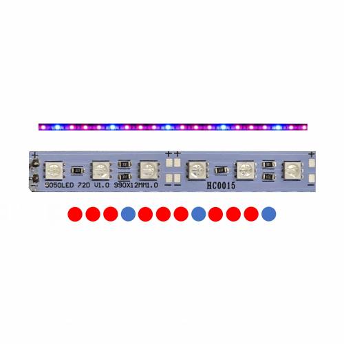Listwa LED Światło dla Wzrostu Roślin - Plant - 3:1 - czerwony - niebieski - 5050 PREMIUM 12V | 100 cm